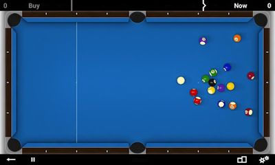 Gameplay of the Total Pool for Android phone or tablet.
