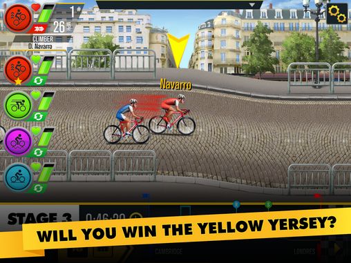 Tour de France 2014: The game - Android game screenshots.