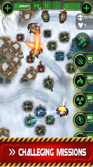 Tower defense: Civil war - Android game screenshots.