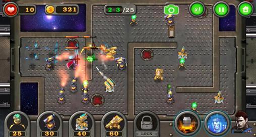 Tower defense: Galaxy TD - Android game screenshots.