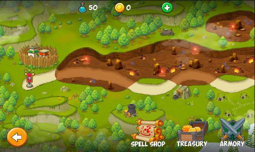 Tower defense: Magic quest - Android game screenshots.