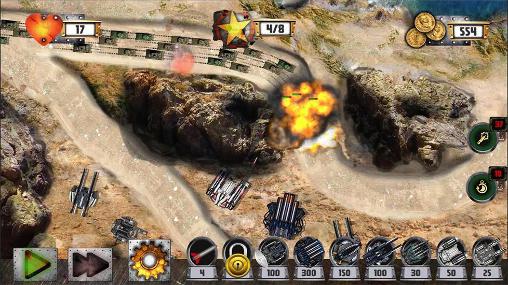 Tower defense: Tank war - Android game screenshots.