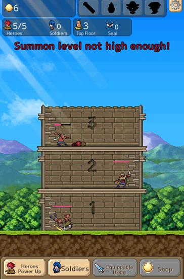 Tower of hero - Android game screenshots.