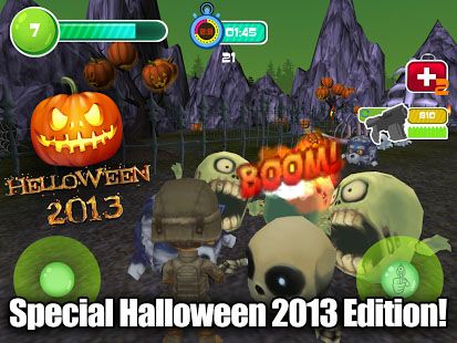 Toy patrol shooter 3D Helloween - Android game screenshots.