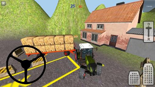 Tractor simulator 3D: Hay 2 - Android game screenshots.