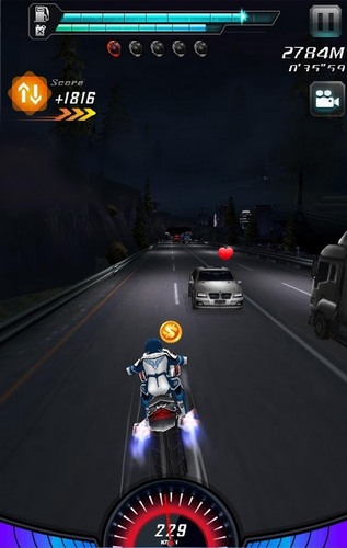 Traffic moto - Android game screenshots.