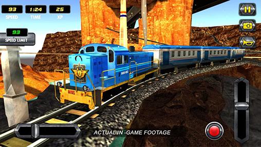 Train simulator: Uphill drive - Android game screenshots.