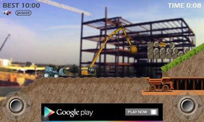 Gameplay of the Traktor Digger for Android phone or tablet.