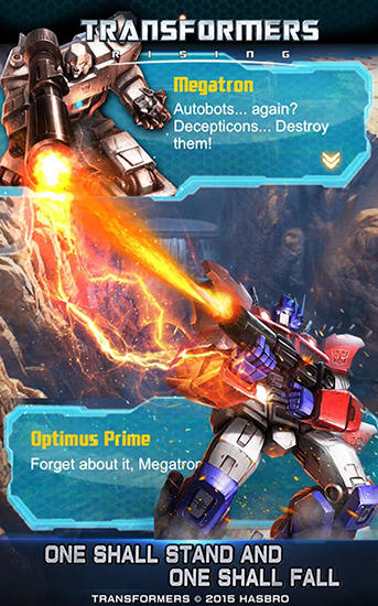 Transformers: Rising - Android game screenshots.