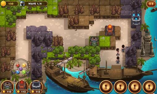 Treasure defense - Android game screenshots.