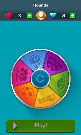 Trivial pursuit and friends - Android game screenshots.