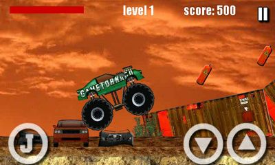 Gameplay of the Truck Demolisher for Android phone or tablet.