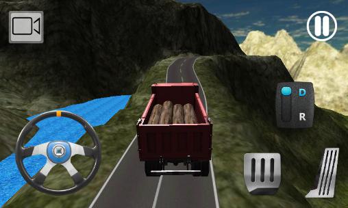 Truck driver cargo - Android game screenshots.