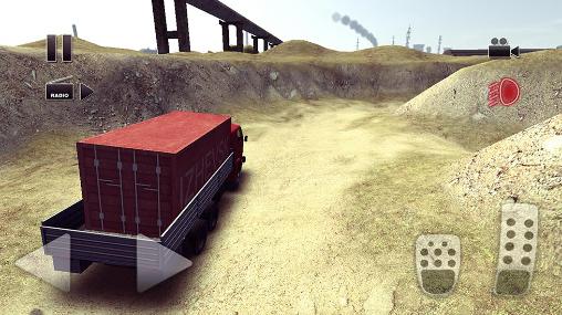 Truck driver: Crazy road - Android game screenshots.