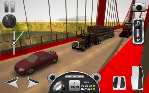 Truck simulator 3D - Android game screenshots.