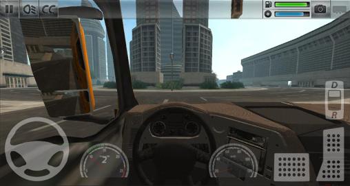 Truck simulator: City - Android game screenshots.