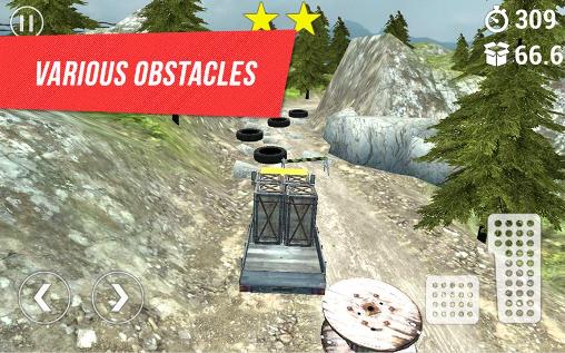 Trucker: Mountain delivery - Android game screenshots.