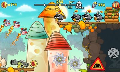 Gameplay of the Turbo Pigs for Android phone or tablet.