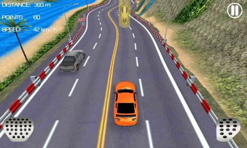 Turbo racer 3D - Android game screenshots.