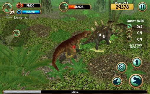 Tyrannosaurus rex sim 3D - Android game screenshots.