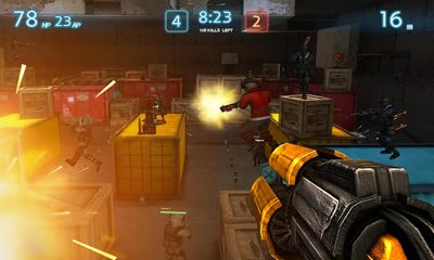 Gameplay of the UberStrike The FPS for Android phone or tablet.