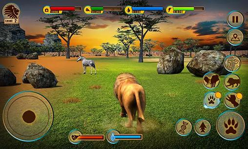 Ultimate lion adventure 3D - Android game screenshots.