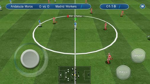 Ultimate soccer - Android game screenshots.