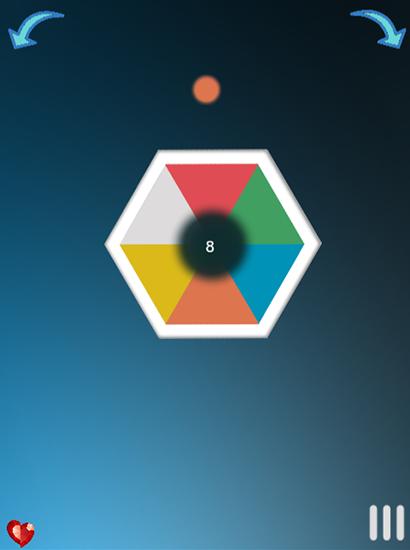 Ultra hexagon - Android game screenshots.