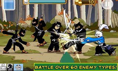 Gameplay of the Usagi Yojimbo: Way of the Ronin for Android phone or tablet.