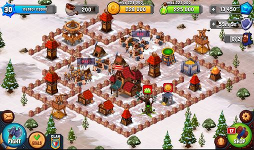 Gameplay of the Vikings battle for Android phone or tablet.