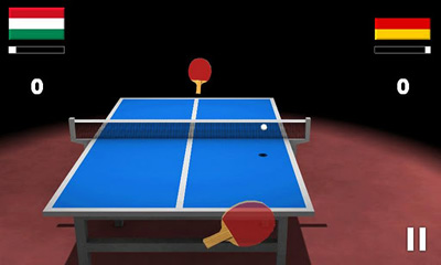 Virtual Table Tennis 3D - Android game screenshots.