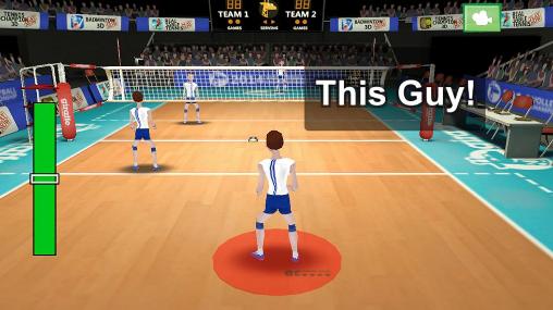 Volleyball champions 3D 2014 - Android game screenshots.