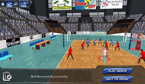 Volleysim - Android game screenshots.