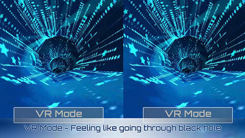 VR Tunnel race - Android game screenshots.