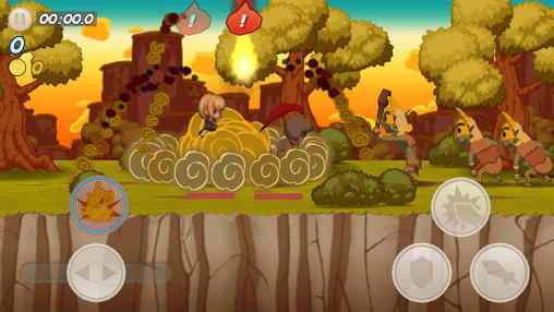 Gameplay of the Wandering mercenary for Android phone or tablet.