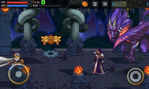 Gameplay of the War and dragons HD for Android phone or tablet.
