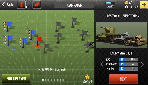 War of tanks: Online - Android game screenshots.