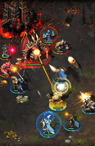 War storm: Clash of heroes - Android game screenshots.