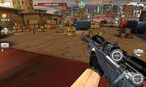 Warfare sniper 3D - Android game screenshots.