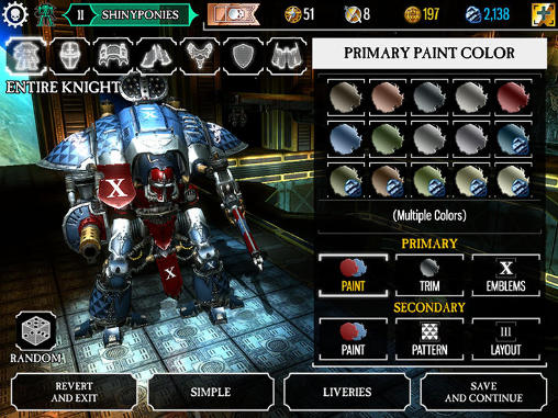 Warhammer 40000: Freeblade - Android game screenshots.