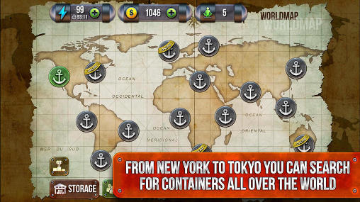Wars for the containers - Android game screenshots.