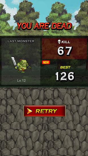 Weak warrior - Android game screenshots.