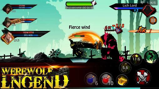 Werewolf legend - Android game screenshots.
