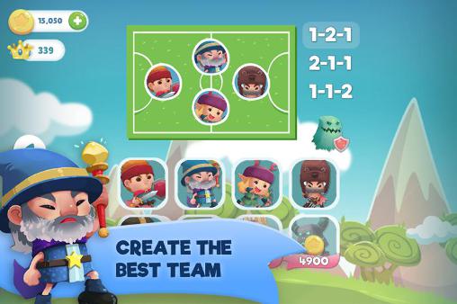 WIF: The soccer battles - Android game screenshots.