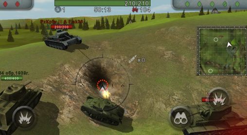 Wild tanks online - Android game screenshots.