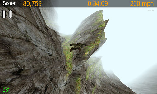 Wingsuit: Proximity project - Android game screenshots.