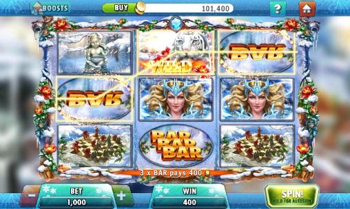 Winter magic: Casino slots - Android game screenshots.