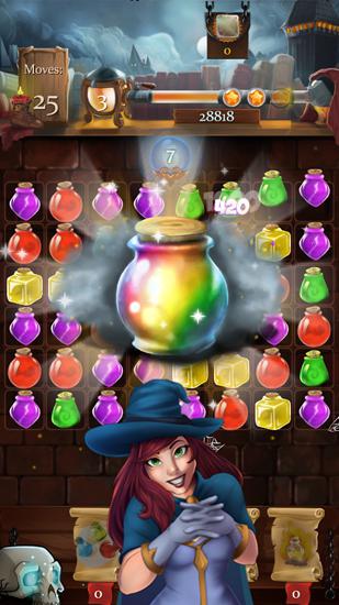 Witch castle: Magic wizards - Android game screenshots.