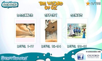 Gameplay of the The wizard of Oz: Hidden difference for Android phone or tablet.