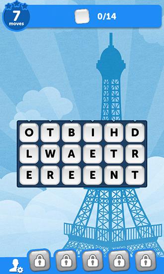 Words on tour - Android game screenshots.